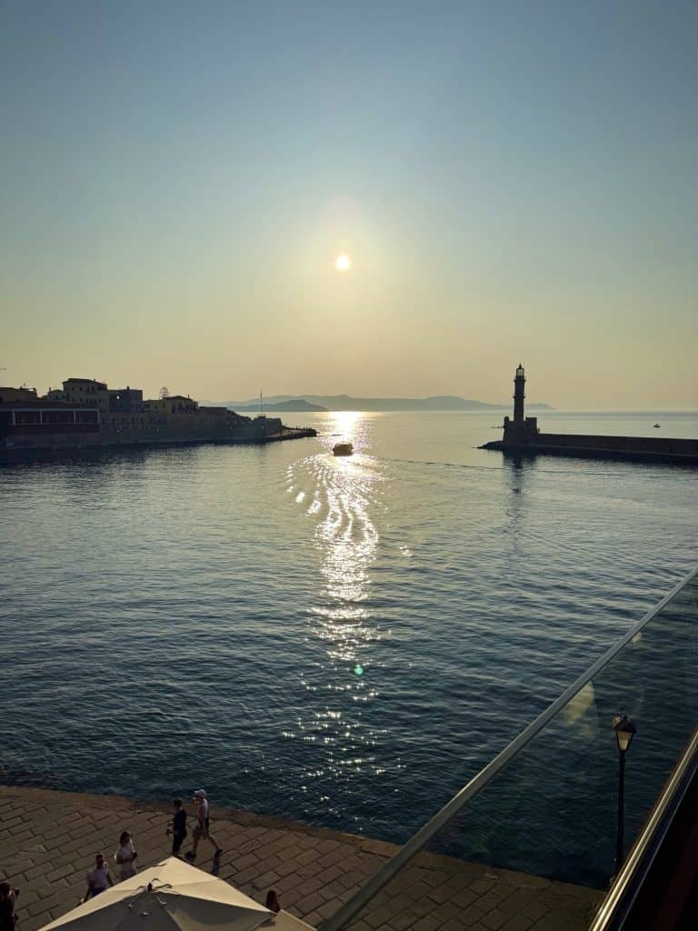 Chania best restaurants - Pallas sunset