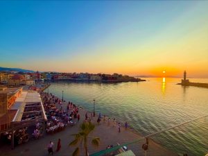 View of Chania harbour