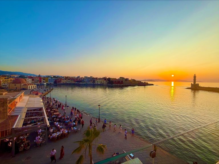 View of Chania harbour
