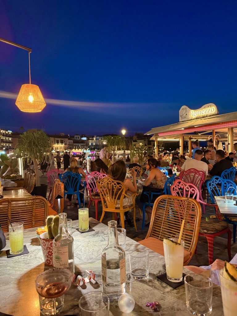 Nightlife, Chania harbour
