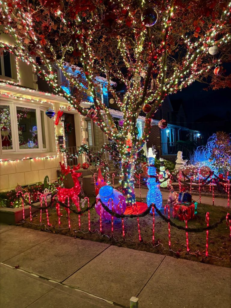 Dyker Heights New York decorated tree