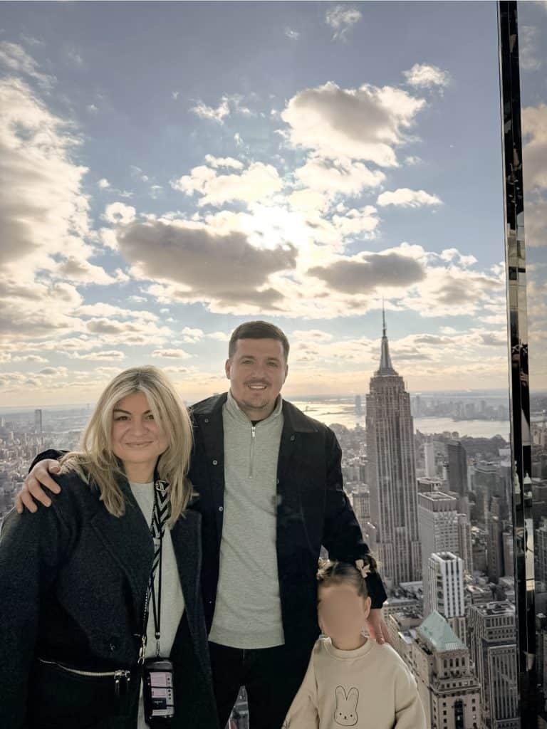 Family photo at Summit One Vanderbilt New York