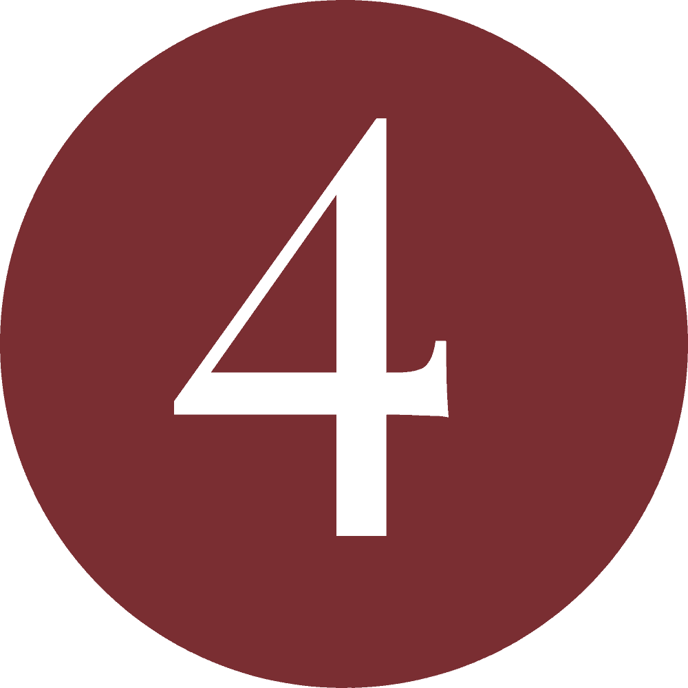 Four red