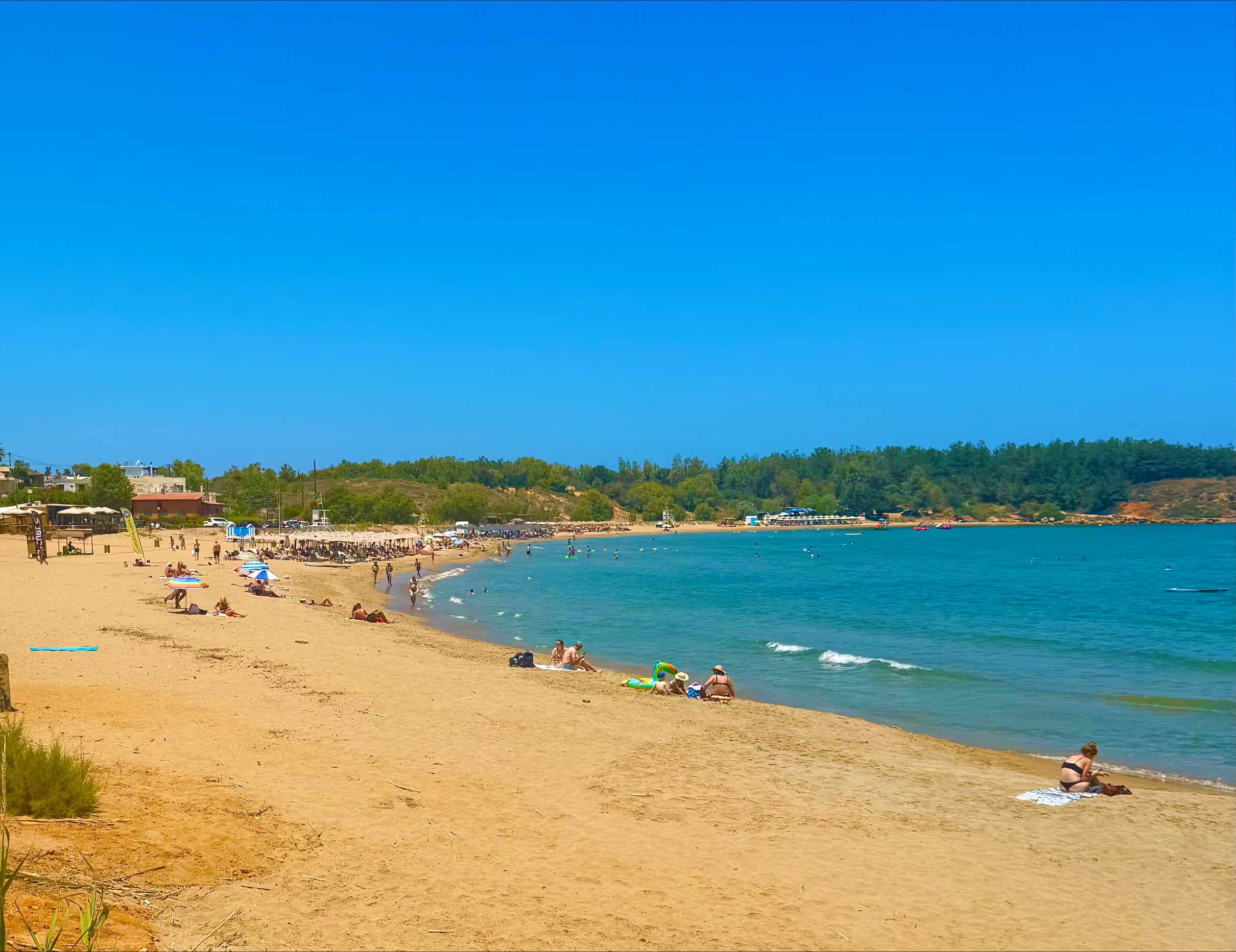 Golden beach, Chania