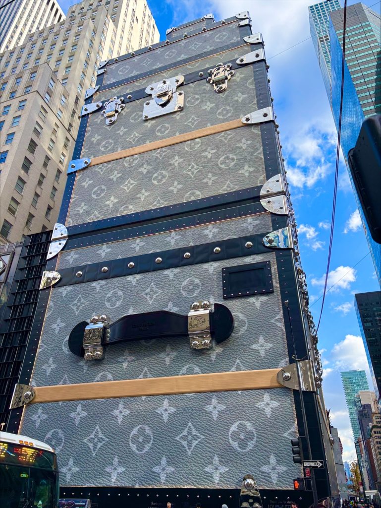 Louis Vuitton suitcases