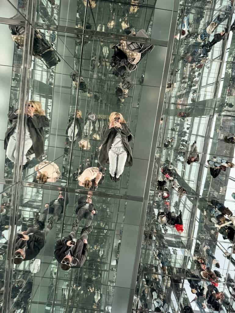 Mirrors reflecting at Summit One Vanderbilt New York