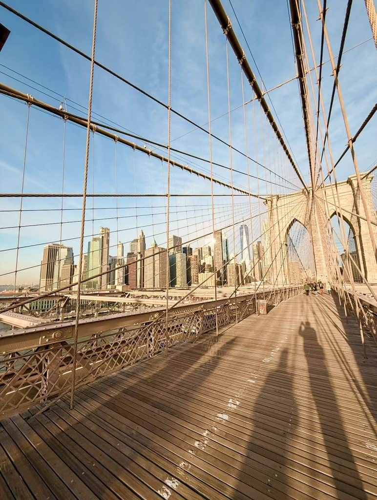 New York Brooklyn Bridge Christmas itinerary