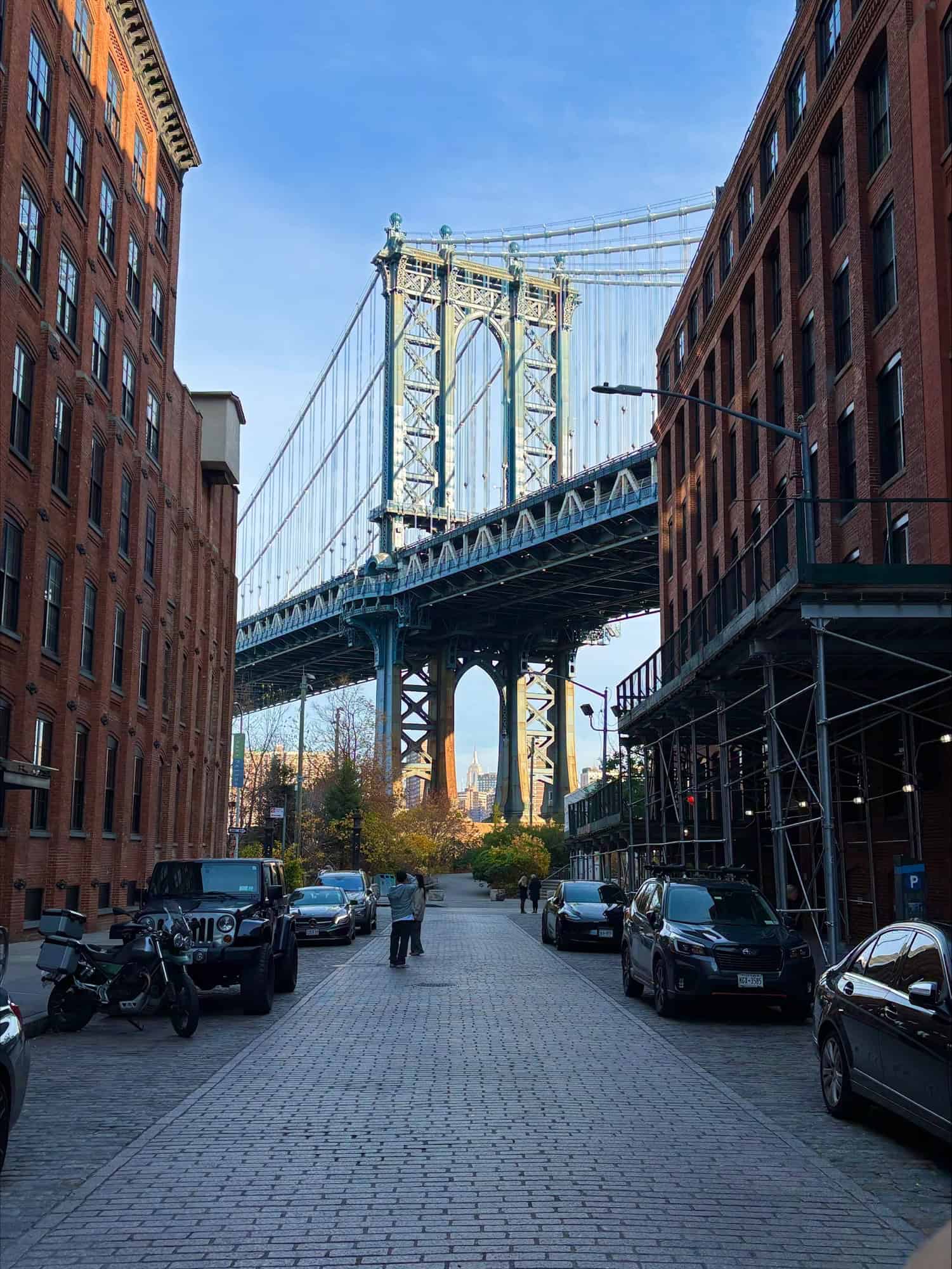 New York view from Dumbo Brooklyn