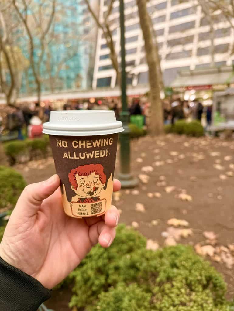No Chewing Allowed Bryant Park New York