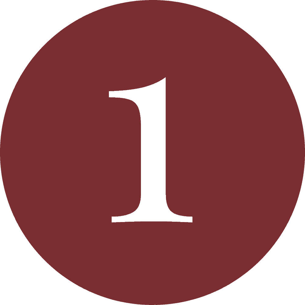 One red