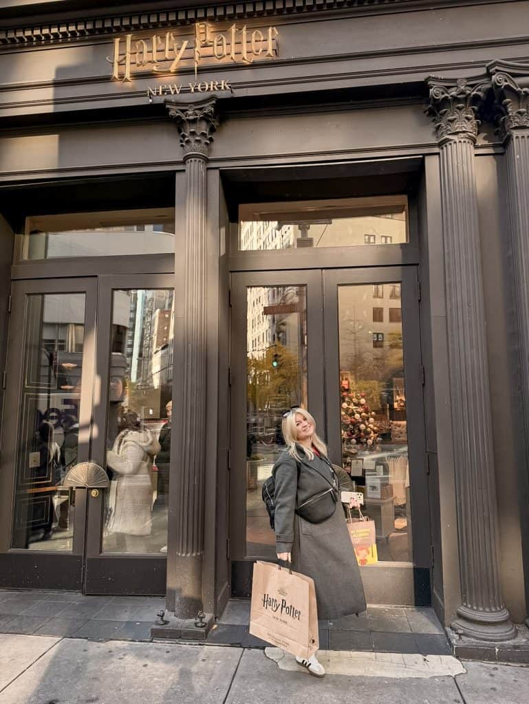 Outside Harry Potter Store New York