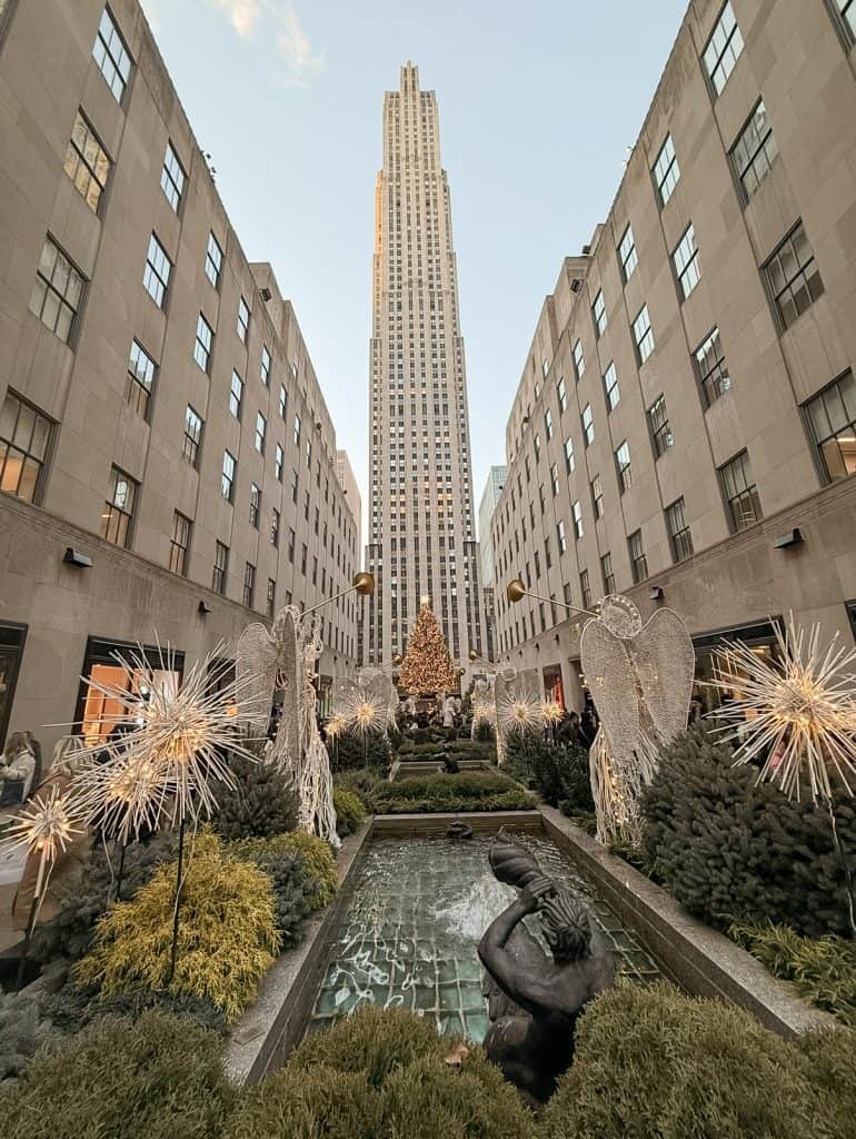 Rockefeller Tree from a distance New York