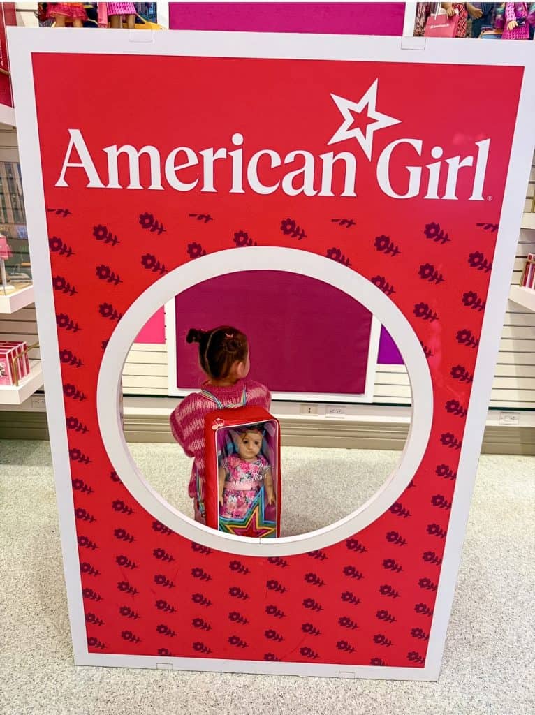 Sign at American Girls Place New York
