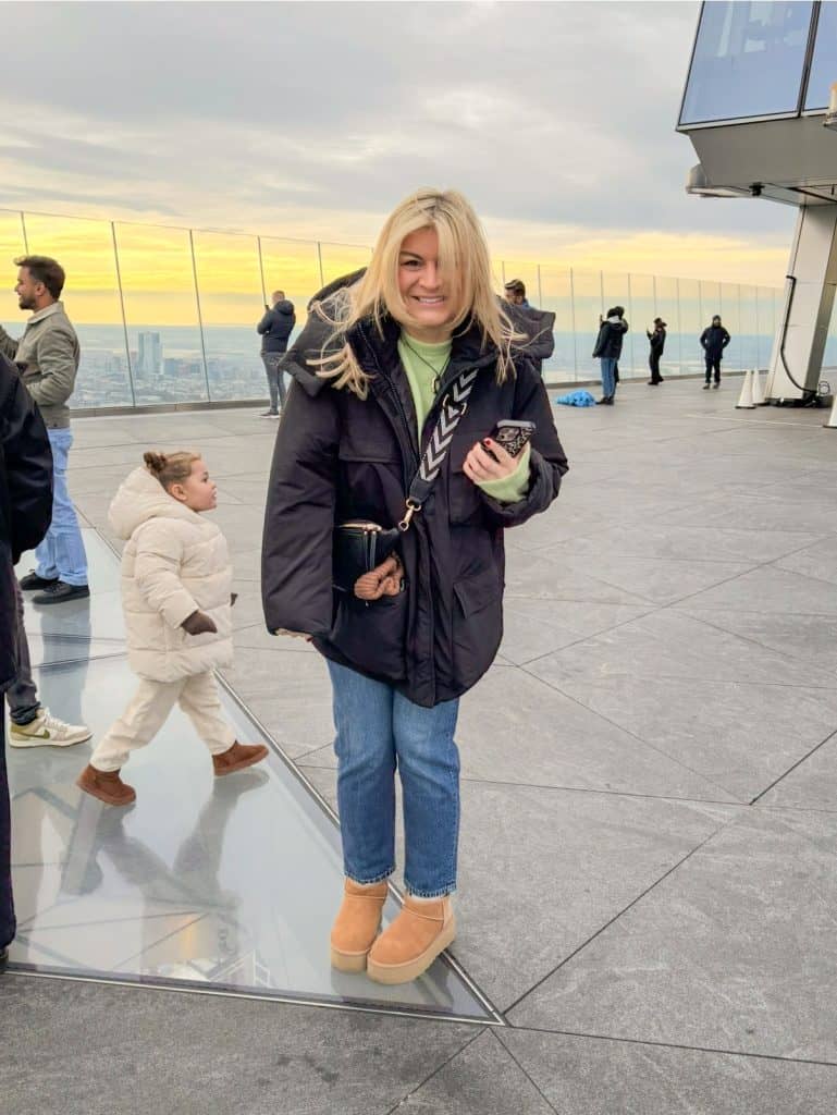 The Edge - scared of glass floor New York