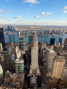 View of the Chrysler building from The Summit Vanderbilt