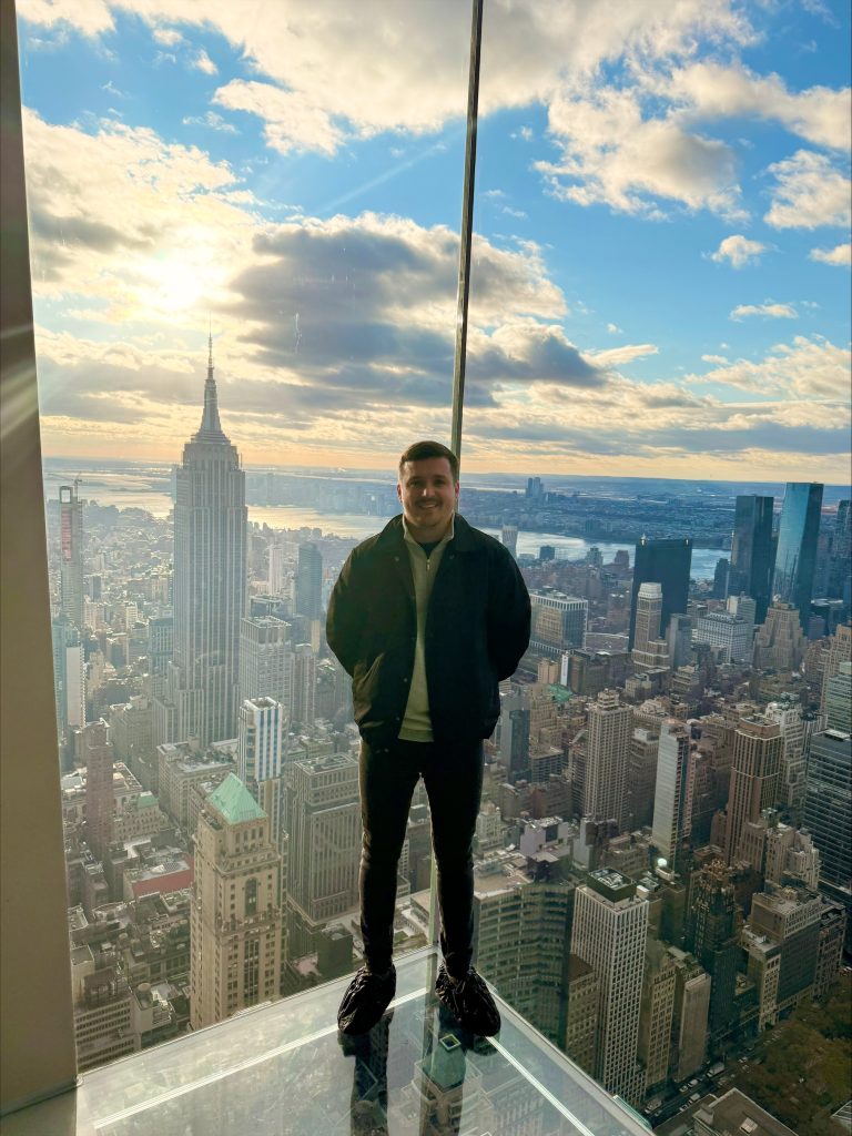 View of the Empire State building from The Edge