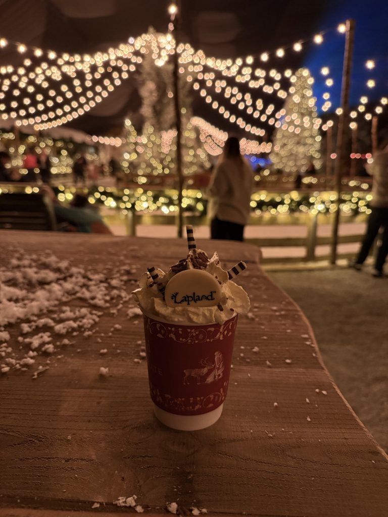Lapland UK Mancherster hot chocolate