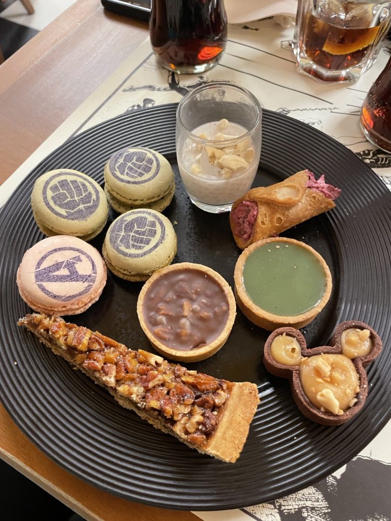Disneyland Paris - Marvel Hotel dessert selection