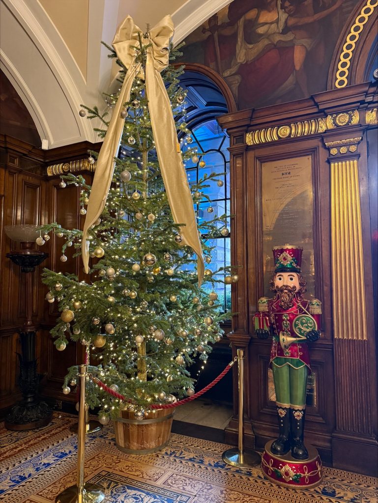 Liverpool Town Hall Christmas decor