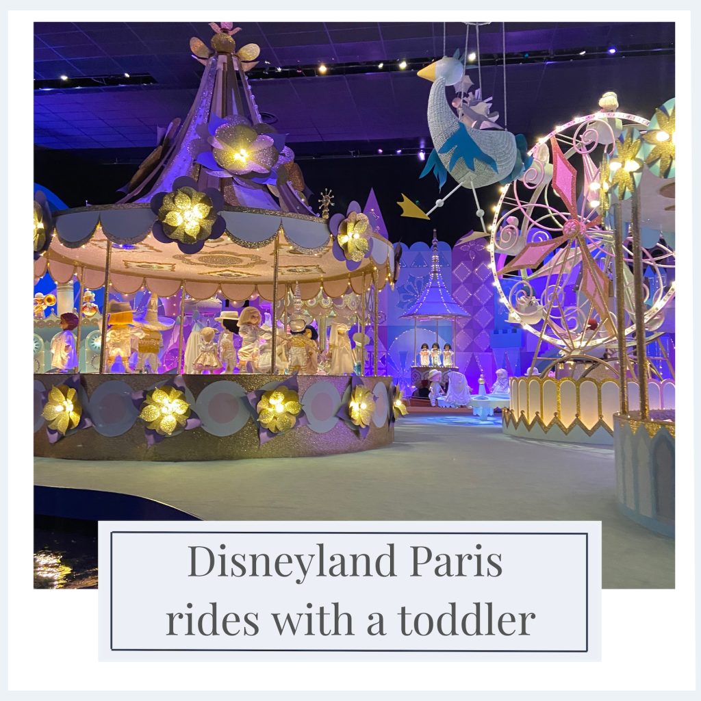 Disneyland Paris rides with a toddler