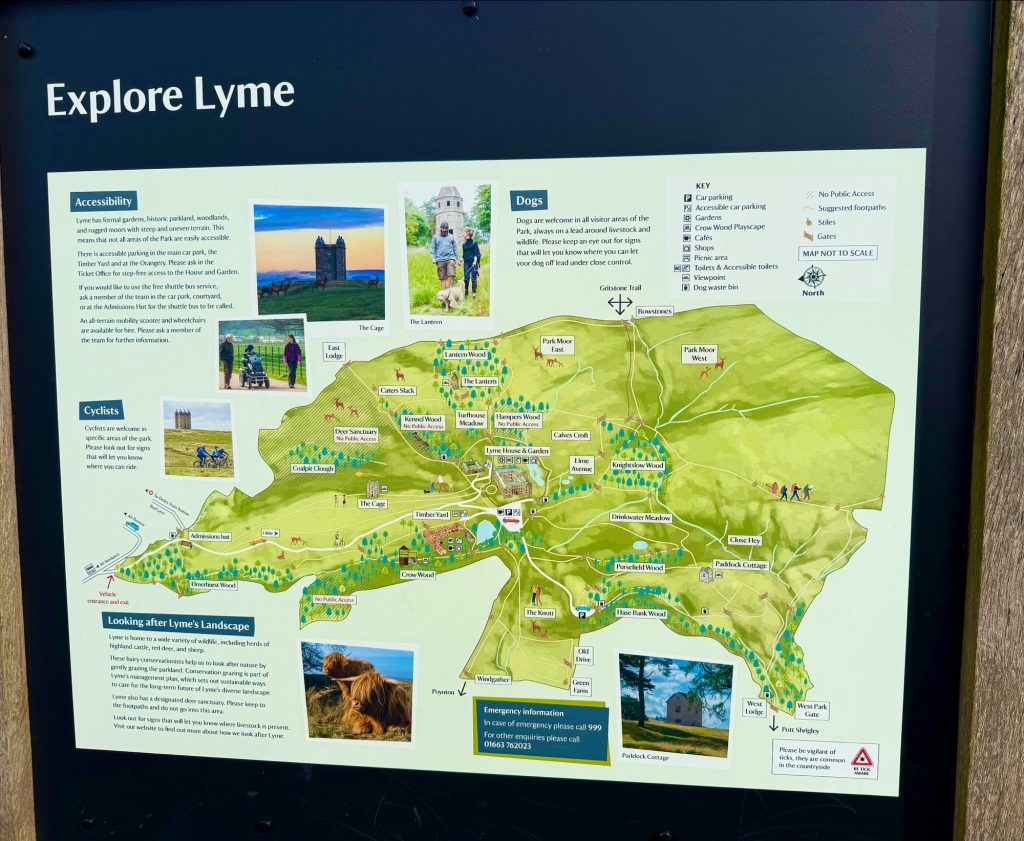 Lyne Park Cheshire map