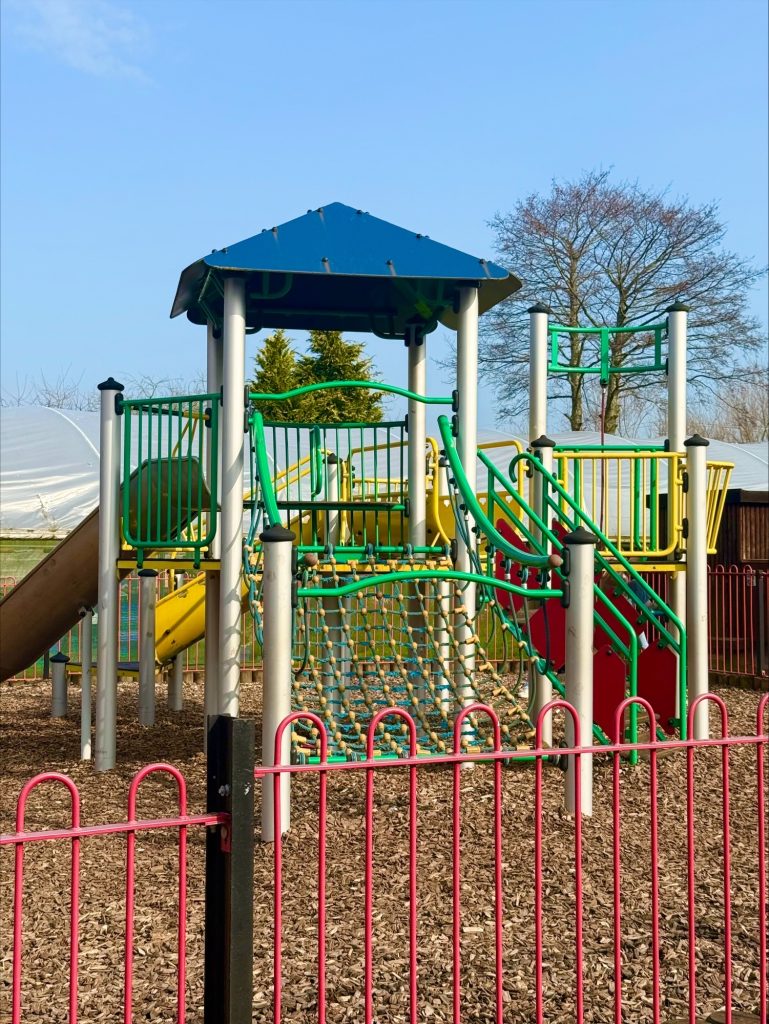 Play area at Acorn farm, Kirkby