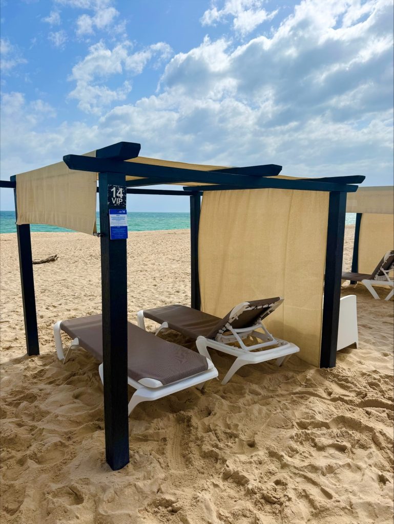 Cabana at Xiri beach bar Ilha de Tavira