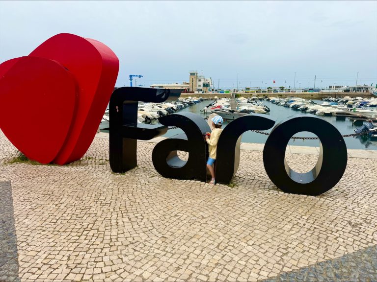 Faro sign at the Marina