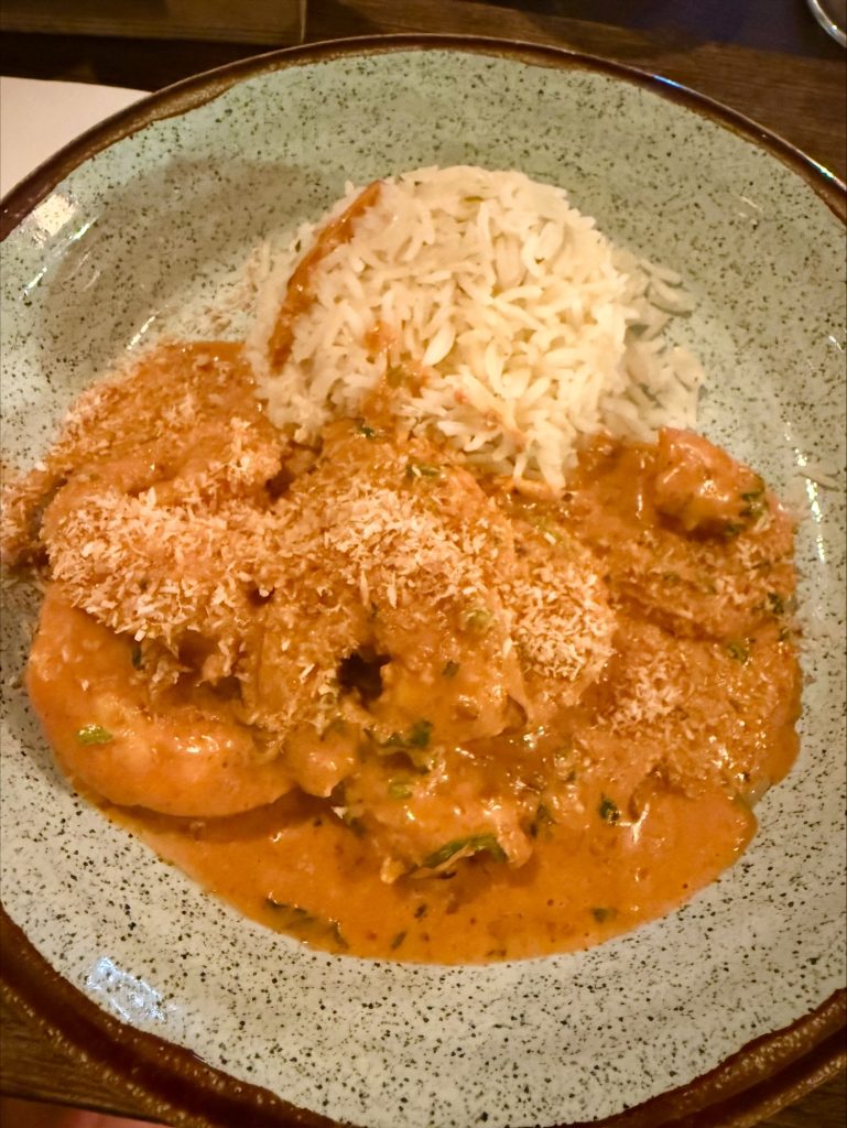 Tavira - Brisa do Rio prawn curry