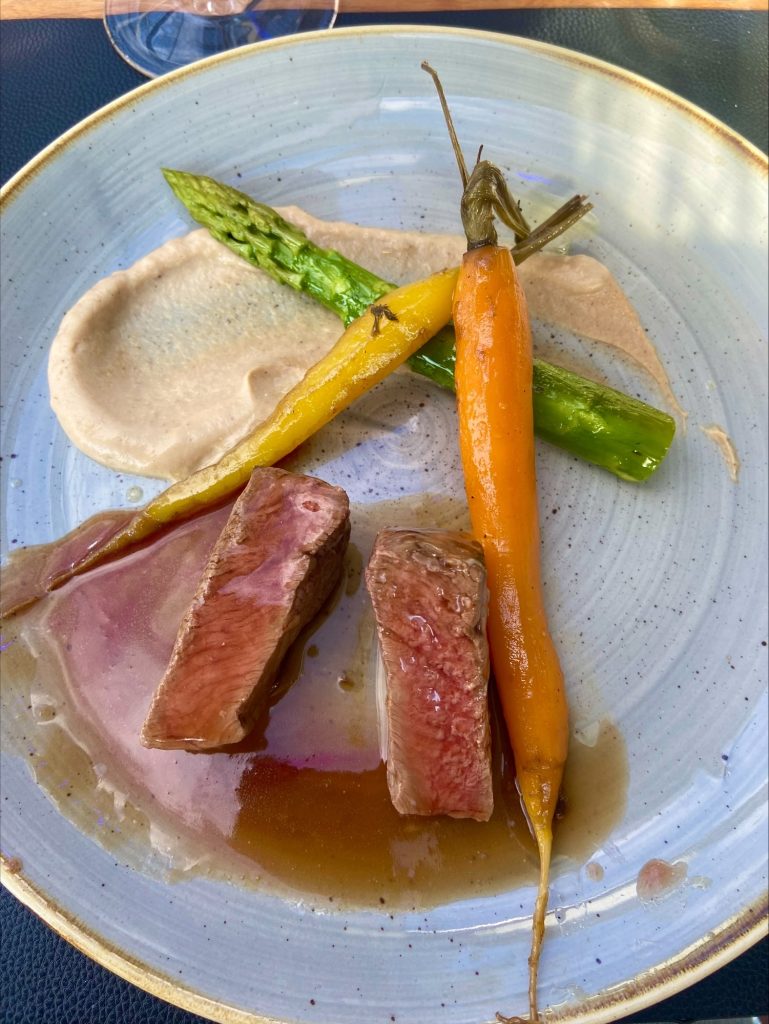 Bustronome beef course lunch - Girls weekend London