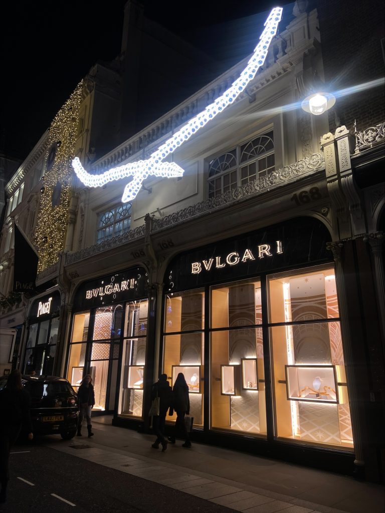 London Christmas Lights - Bvlgari