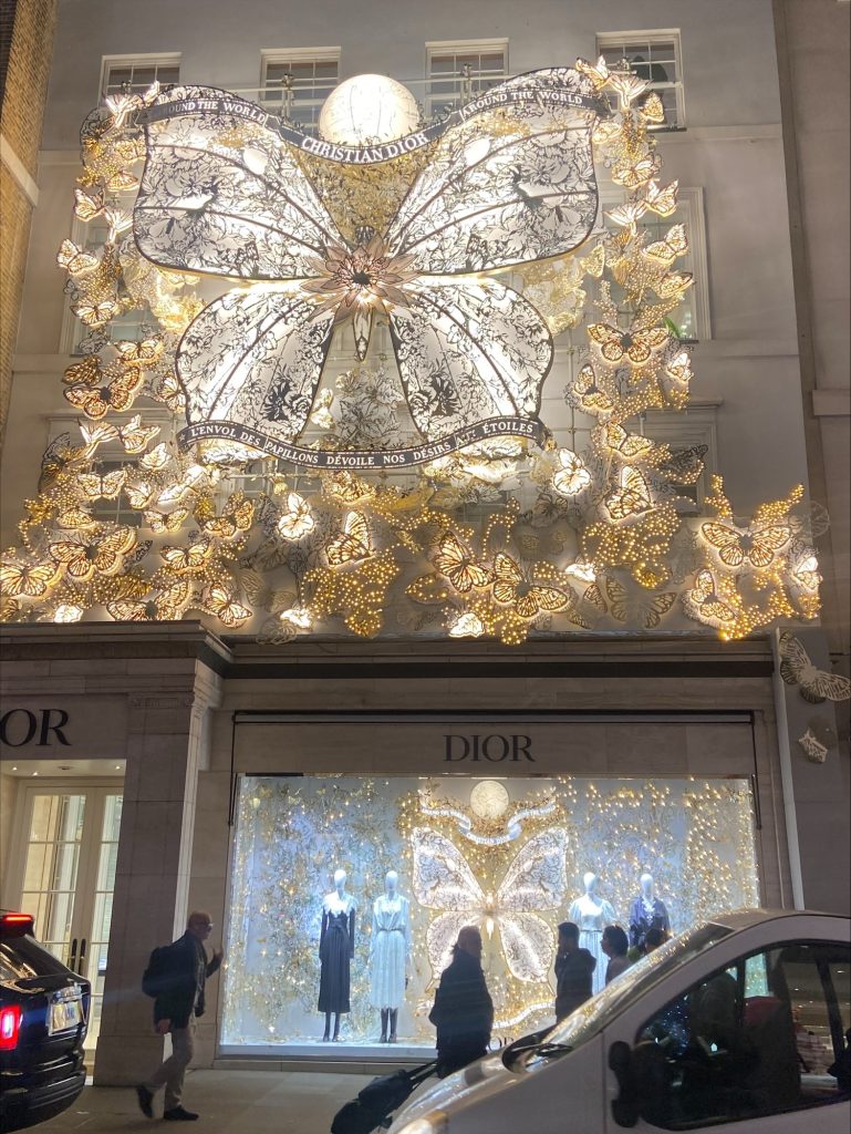 London Christmas Lights - Dior