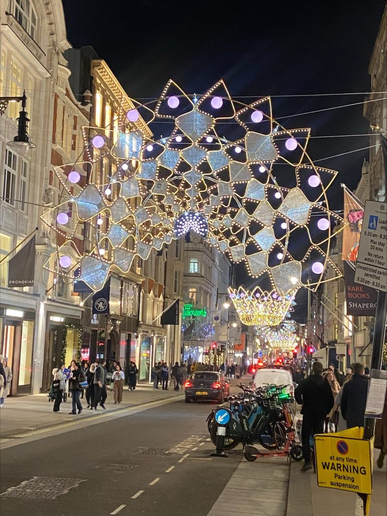 London Christmas Lights - New Bond Street