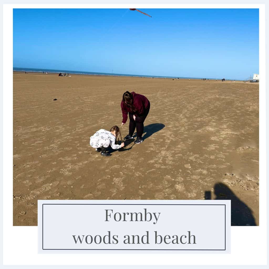 Formby woods and beach