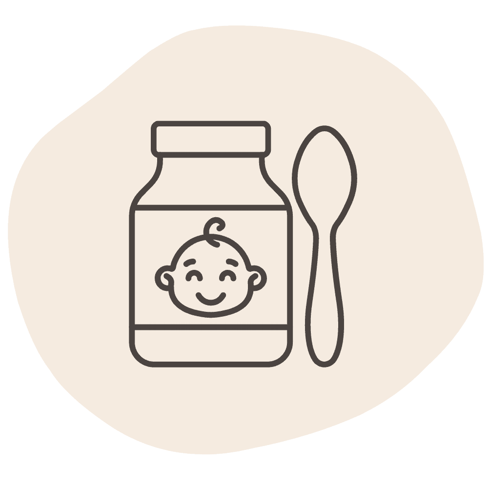 Baby packing list baby food