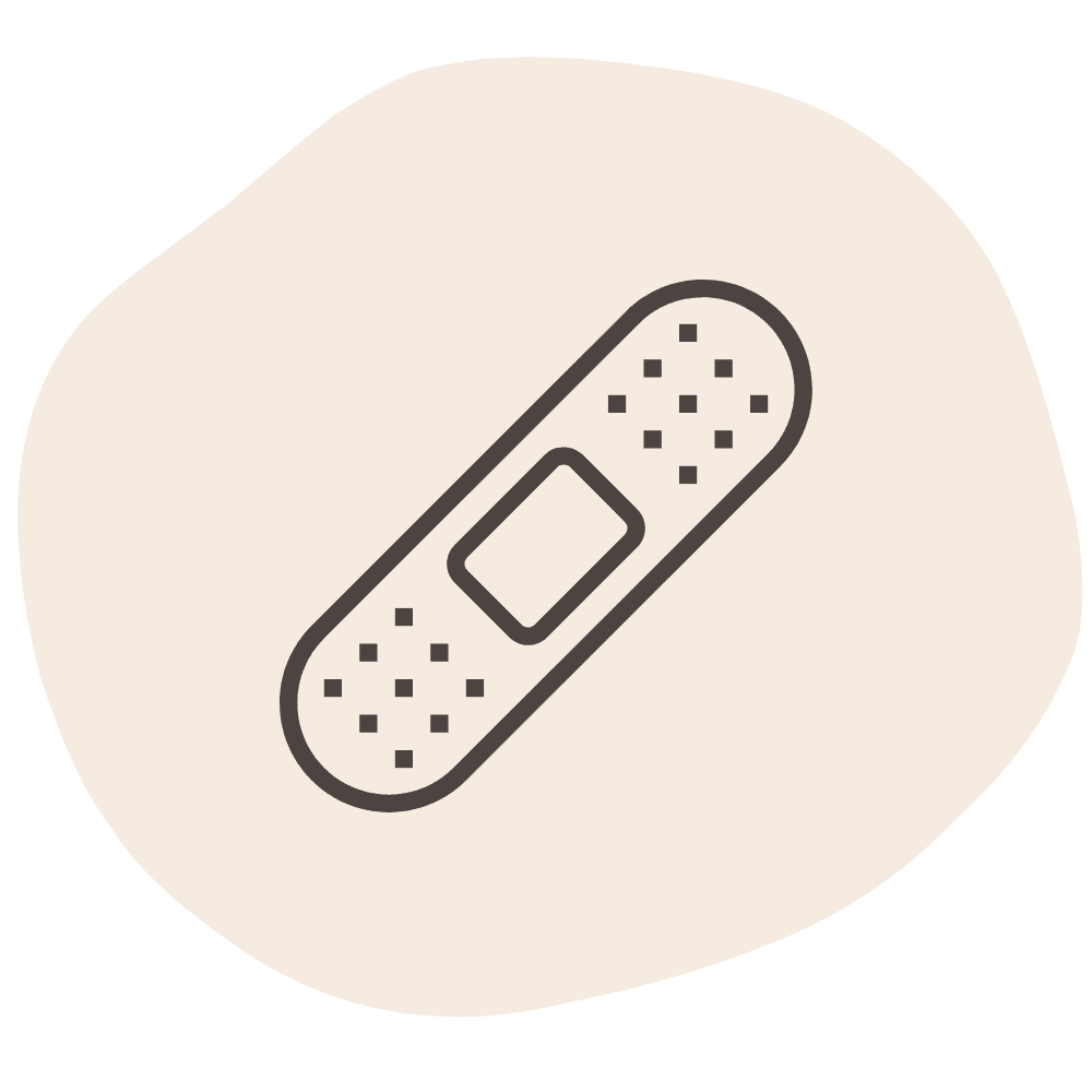 Baby packing list plaster
