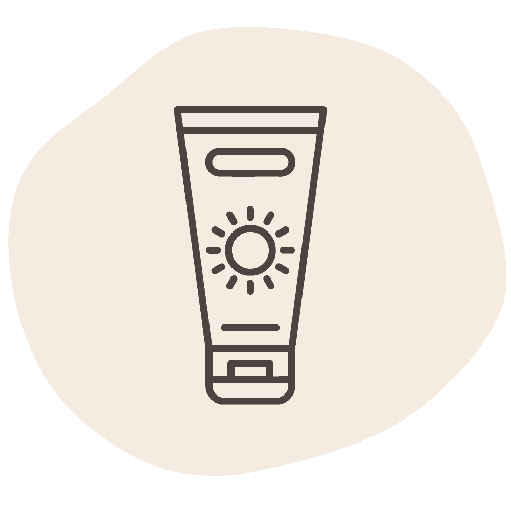Baby packing list suncream