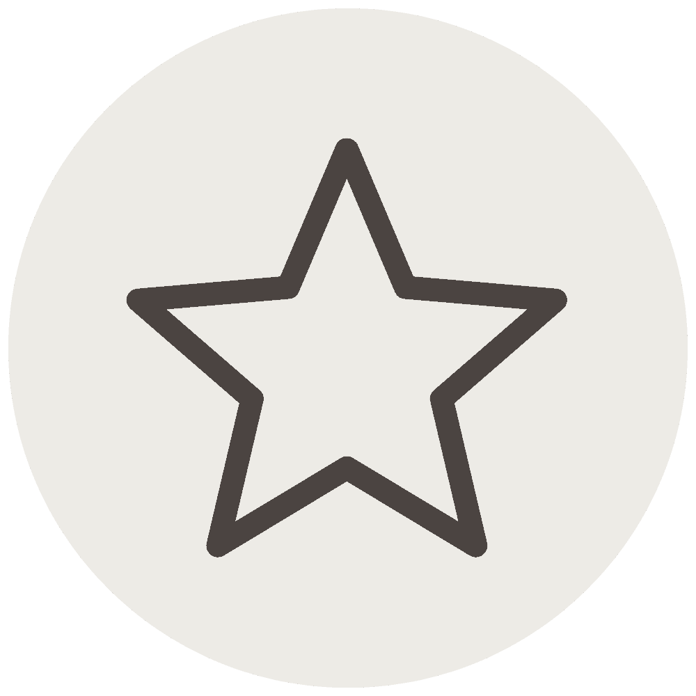 Star circle icon
