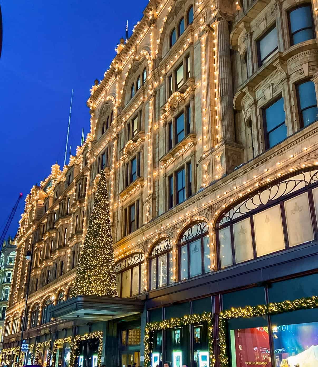 Harrods London itinerary