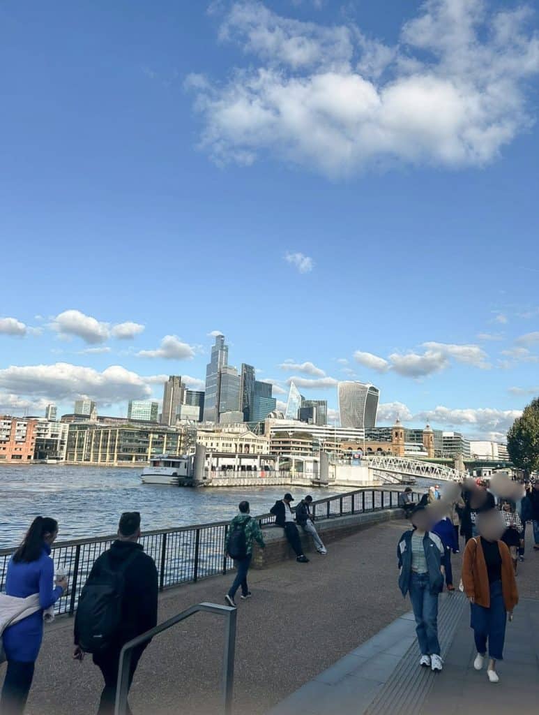 South Bank walk London