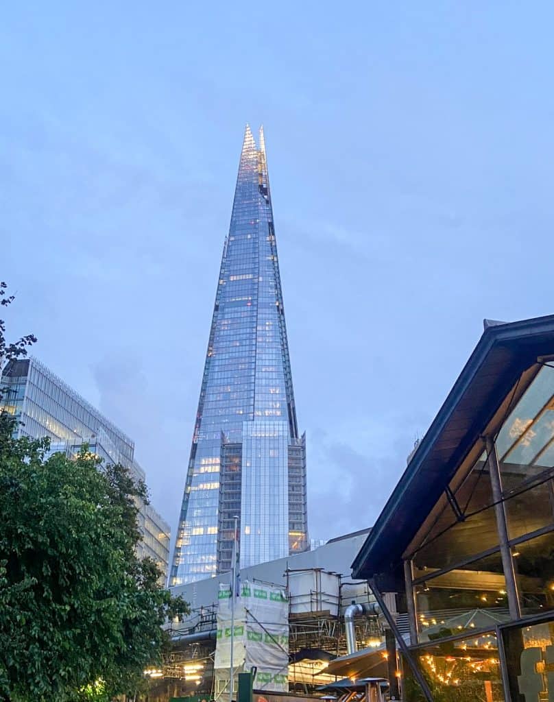 The Shard London at dawn