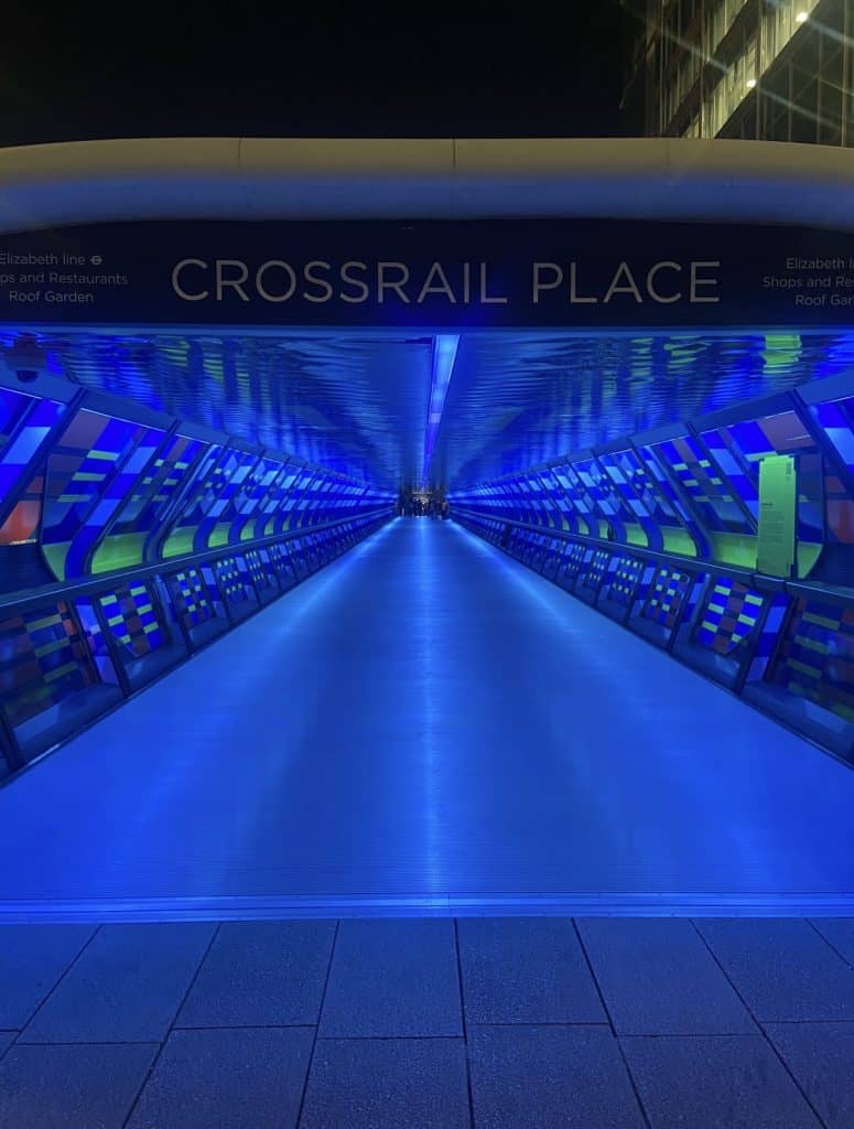 Crossrail Place Canary Wharf London