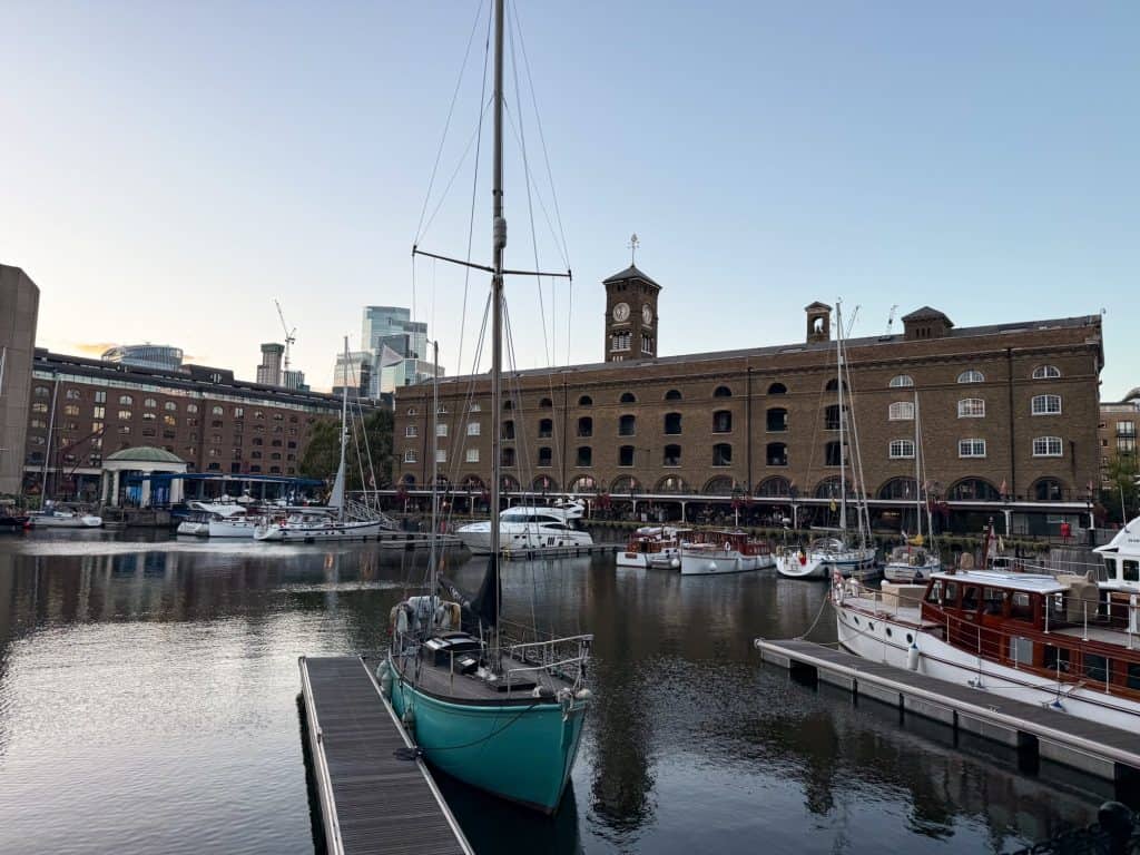 Marina London St Katharines Dock