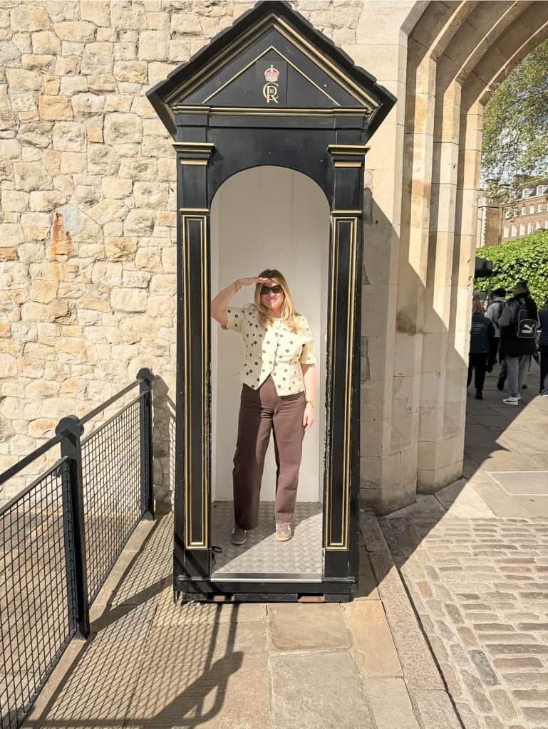 Tower of London photo prop